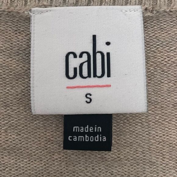 Cabi Beige Recess Pullover #4478. Size Small.  NWOT - Picture 6 of 8